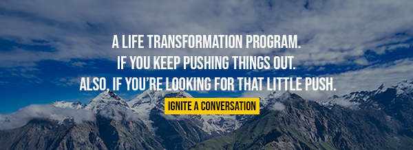A life transformation program.